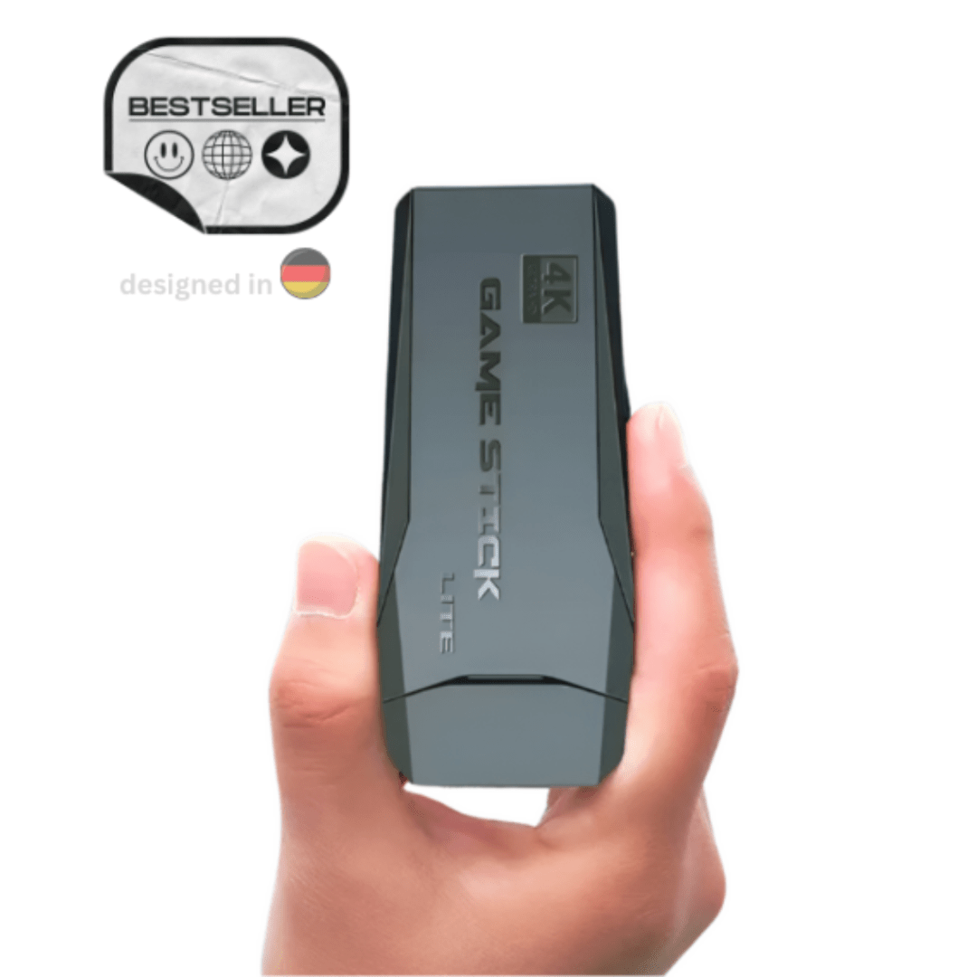 Nostagames GameStick Lite 10.000 Spiele + 2 kabellose Controller